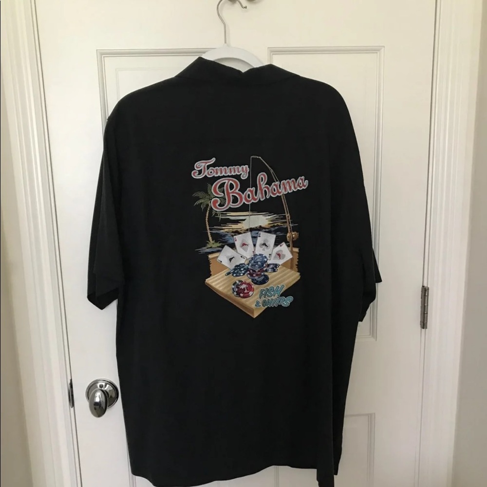 Men’s Tommy Bahama Fish & Chips Embroidered Shirt